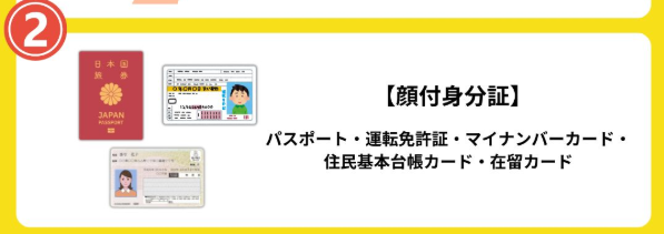 ビッグベットカジノ 本人確認書類イメージ