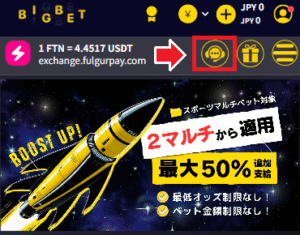 ビッグベットカジノ ライブチャット