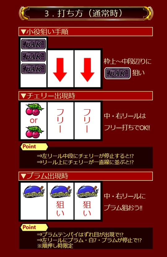 シークレットローズ_通常時の打ち方